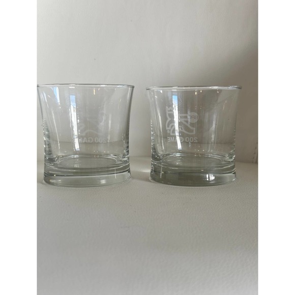 Set of 2 BRC 200 Game Bowling Lowball Glasses - Picture 2 of 6